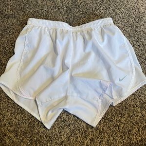 Nike white shorts